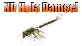 ND Hula Damsel - Articulated Hovering Damsel Nymph Fly Pattern - Tied by Herman deGala