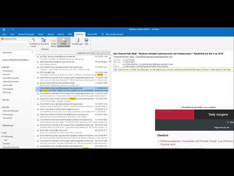 Tutorial E-Mail Wiederherstellung in Outlook mit Mailstore Version 12.x