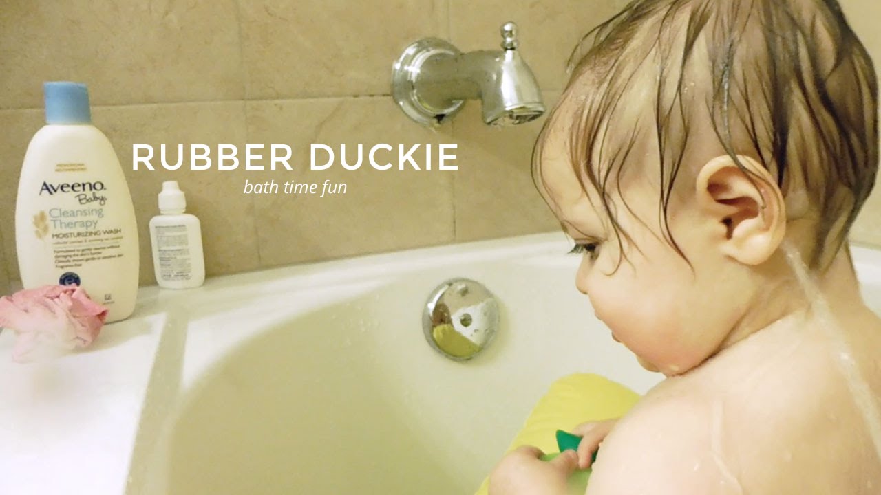 Rubber Duckie Bath Fun Family Vlog 002 YouTube