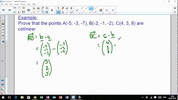 LHS Higher Mathematics - Vectors 4 - Collinearity 3D