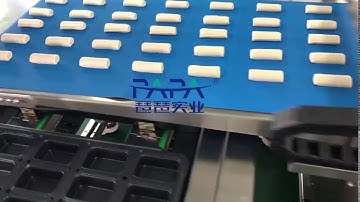 500mm belt width automatic panning system/tray aligning system for bread