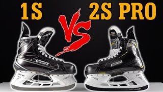 Bauer Supreme 1S vs 2S Pro Hockey Skates REAL detailed Review