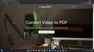 How to Convert a Video's Spoken Words and Images to PDF screenshot 4