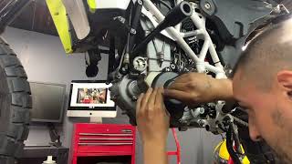 Husqvarna 701 - Engine guards installation