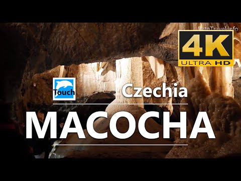 Punkevní jeskyně, Macocha - propast, gap, Czechia, 4K