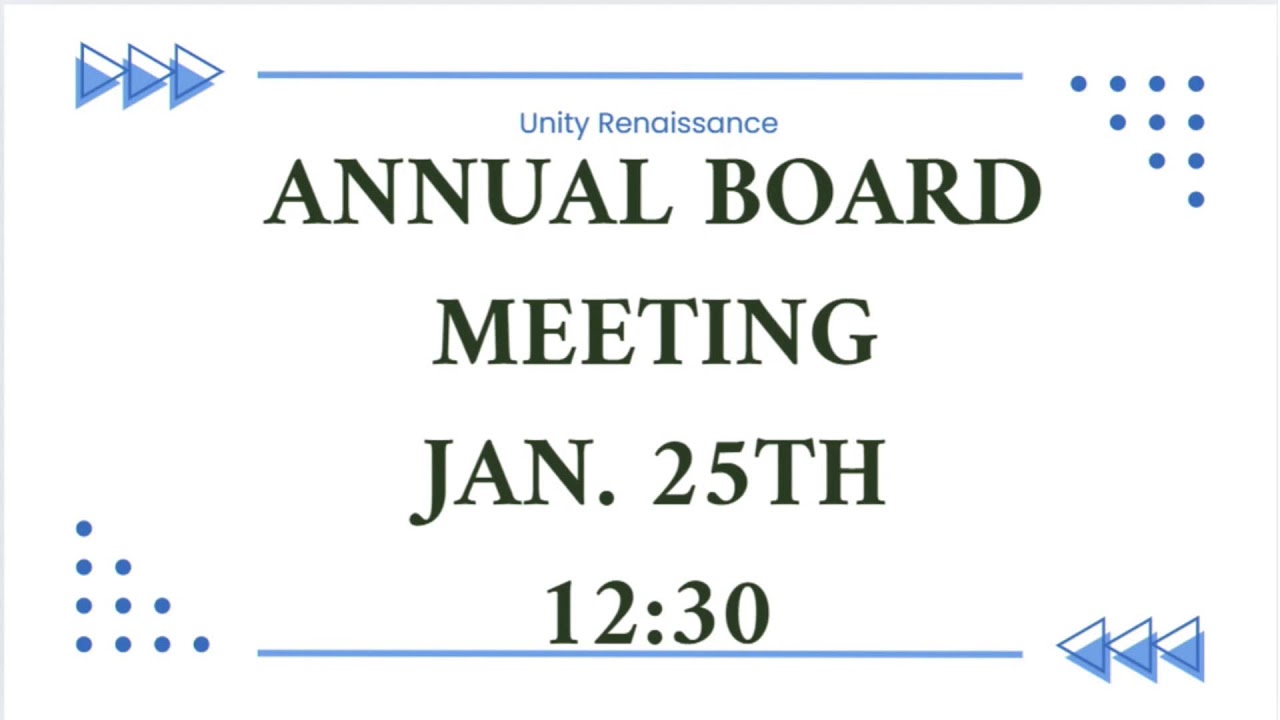 Unity Sunday Service