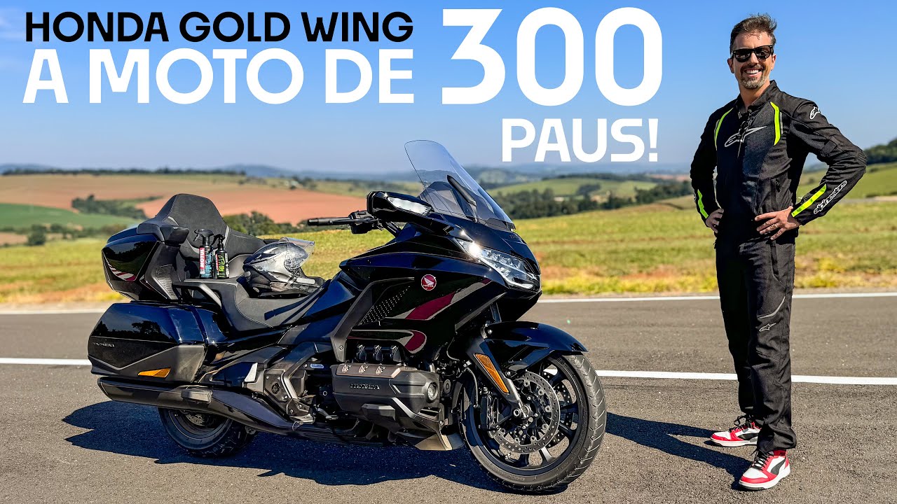 O LANDAU das motos: Honda Gold Wing cobra 300 PAUS pra te levar como um REI no estradão!