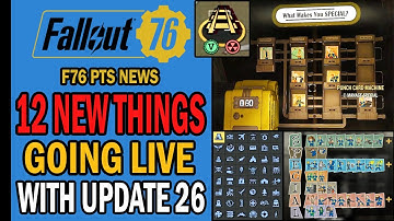 12 New Features Going Live With Update 26! Season 4, Surplus Scrip & More | Fallout 76 PTS News