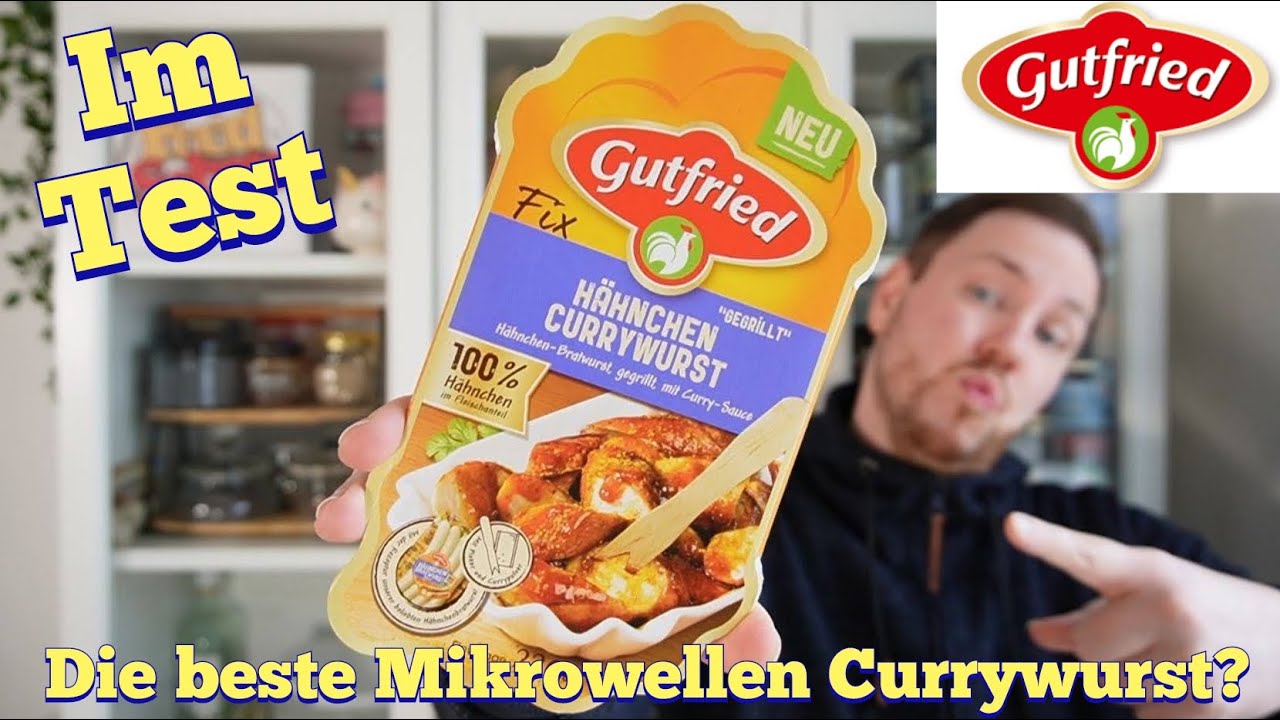 Gutfried: Hähnchen Currywurst für die Mikrowelle, im Test