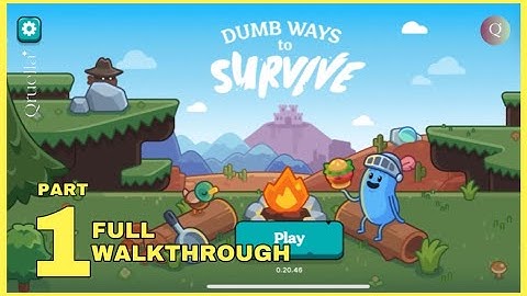 Dumb Ways To Survive NETFLIX Gameplay - FULL WALKTHROUGH - (Android, iOS) PART #1