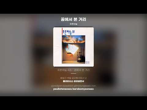 [Lyric Video] 푸른하늘 (Blue Sky) - 꿈에서 본 거리
