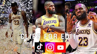 High Quality 4K Lebron James Clips For Edits