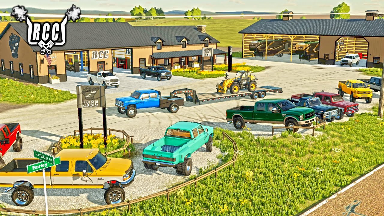 BUILDING A TRUCK DEALERSHIP! WELCOME TO ROLLIN' COAL CUSTOMS (RCC)