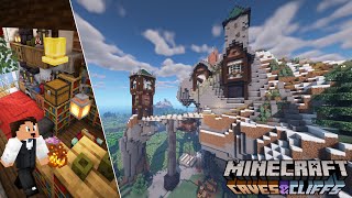 Minecraft Timelapse - Mountain Base Idea! (World Download)