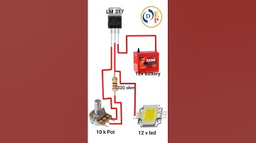 potentiometer connection for light brightness control  #electric #shortsfeed #shorts @Dibyaelectric-com