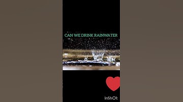 Is rain water safe for drink?!!Rain water under a microscope!!#rain sounds #rainbow