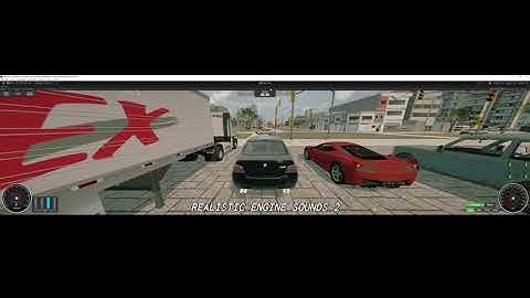 Unity car sound test 1 with Realisting Engine Sounds 2