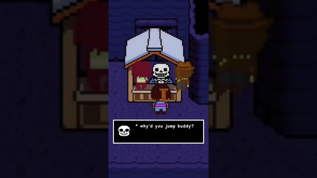 Why Did You Jump Undertale Sans