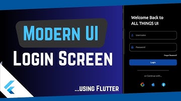 Flutter Login Page UI Design Tutorial | Modern Mobile Login Screen (Speed Build)