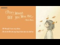 [Vietsub+Lyrics] II I Don't Wanna See You With Her - Maria Mena