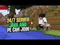 Minecraft Survival Public Smp 24/7 | Java + Pe / Bedrock Edition | Minecraft Live #minecraft