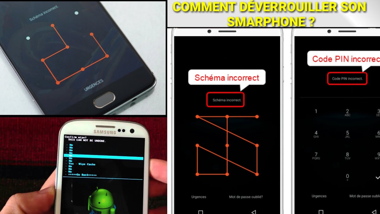 Comment Deverrouiller Un Telephone Comment Déverrouiller Un Téléphone Quand On A Oublié Le Schéma