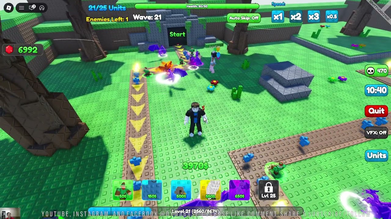 Roblox - Mythical Tower Defense Magic Forest Endless Mode Gameplay with Girlfriend [1/21/2026]