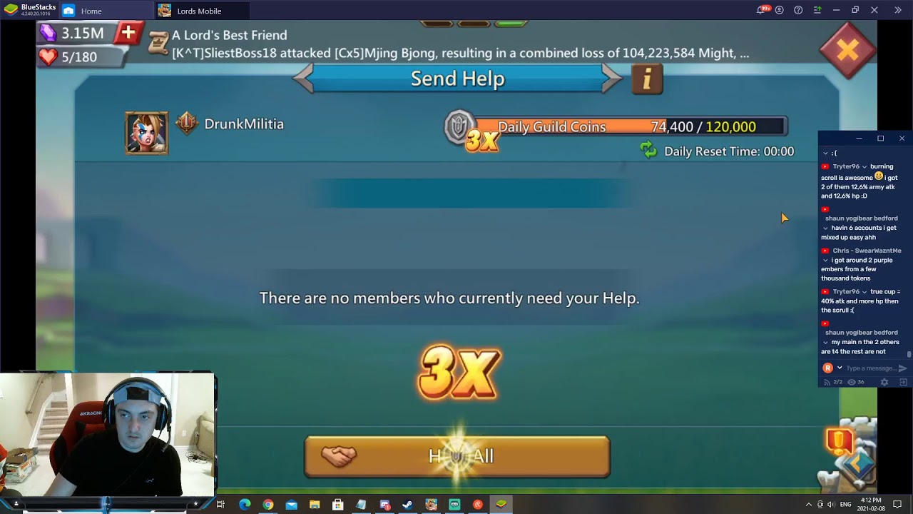 Lords Mobile Prosperity Shop and Guild Fest with some Chests openings