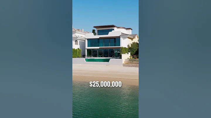 $25M Modern Dubai Waterfront Home #shorts  #architecture