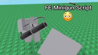 Fe Minigun script | Works on Mobile & PC