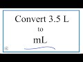 Liters to Milliliters Conversion