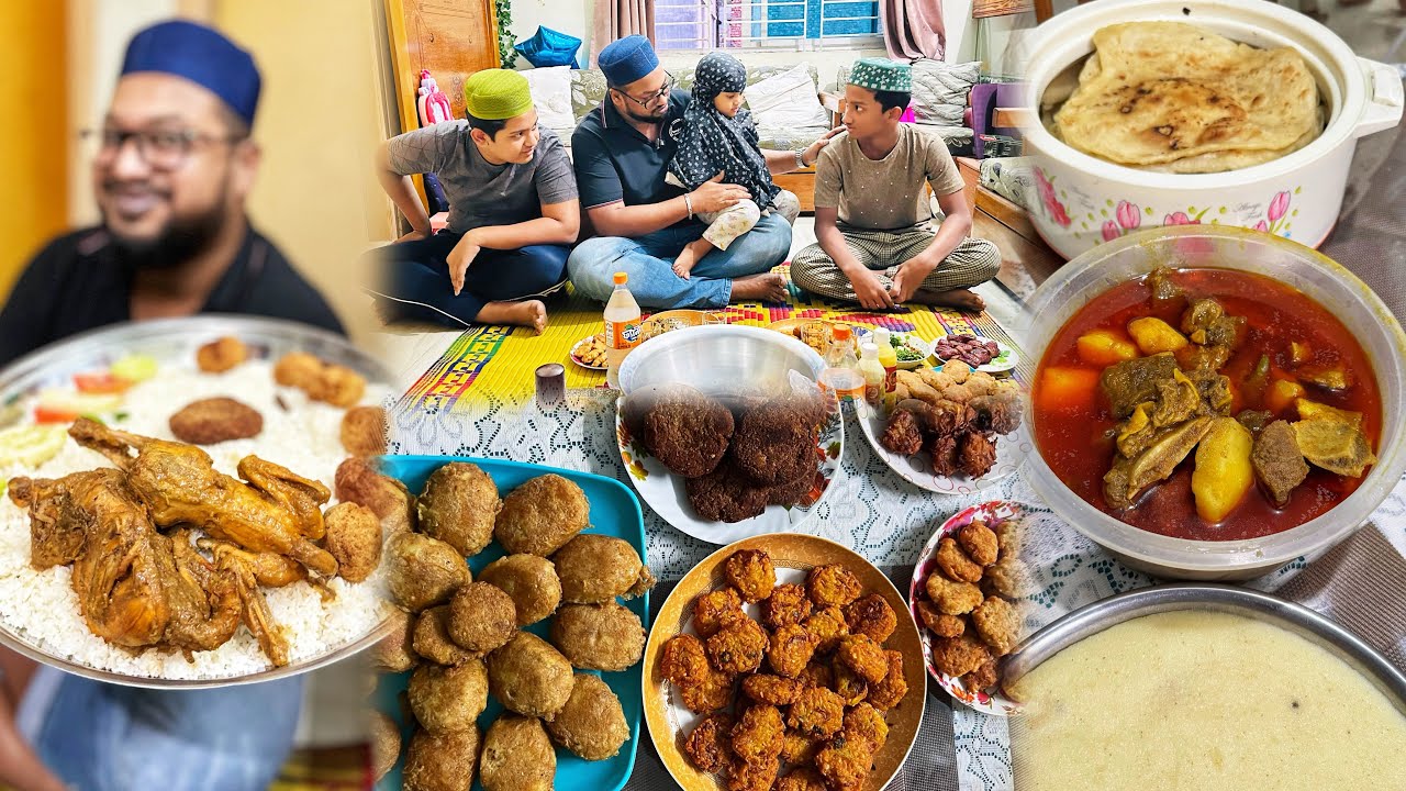 আহলান সাহলান মাহে রমজান 🌙 প্রথম সাহরী এবং ইফতার করলাম পরিবারের সাথে, আলহামদুলিল্লাহ্ ❤️