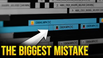 The biggest video editing MISTAKE 90% of beginners make! - Top 10 Video Editing Mistakes