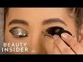 How To Instantly Apply Glitter Eyeshadow With A Stamp