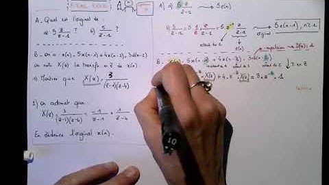 rituel XXXIII - original et transformée en Z + 1 exercice type