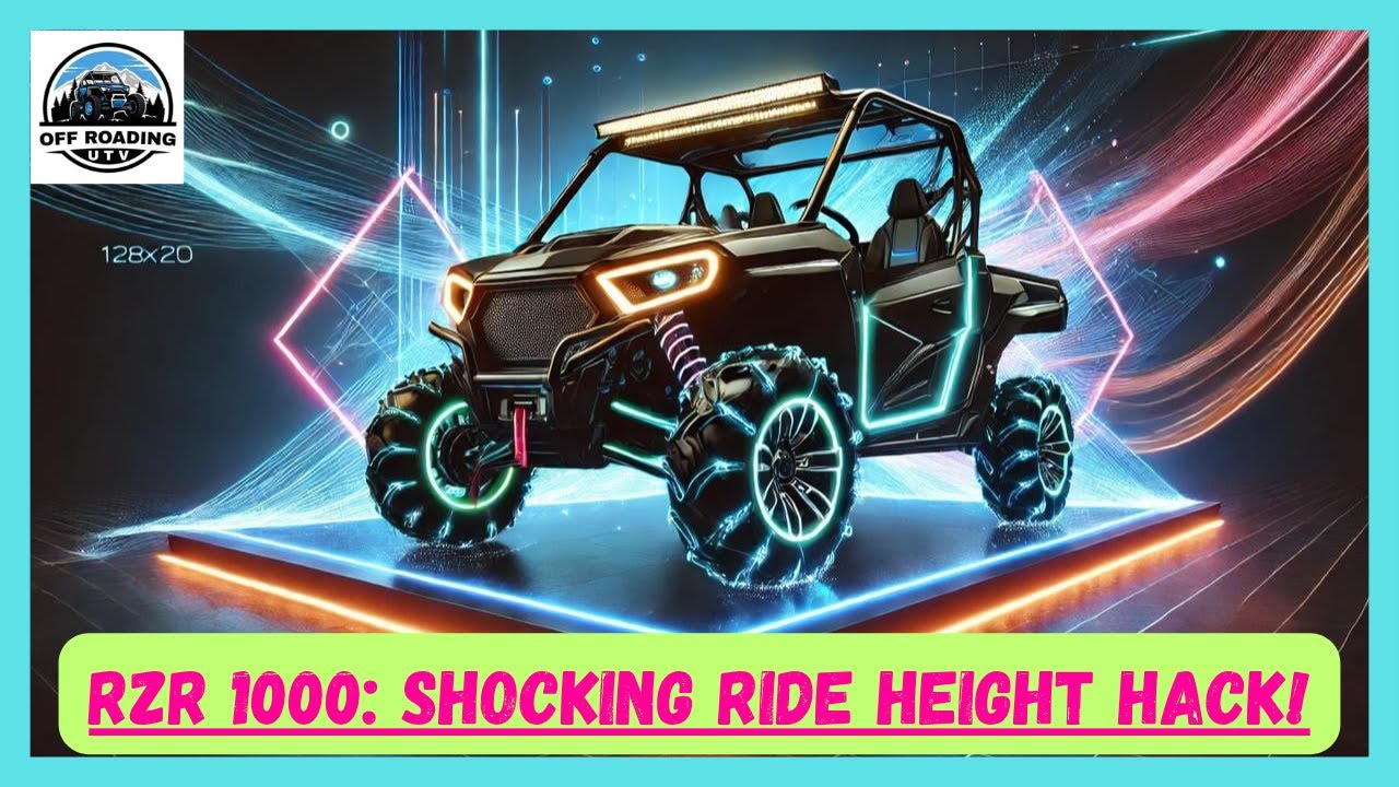 RZR 1000 UTV: SHOCKING RIDE HEIGHT HACK | RZR SIDE-BY-SIDE RIDE HEIGHT