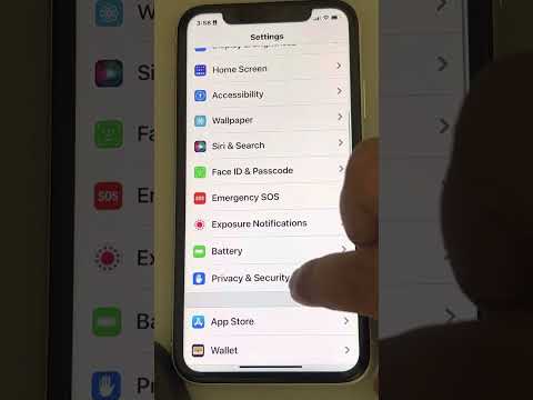 Allow camera access not found in iPhone Fix