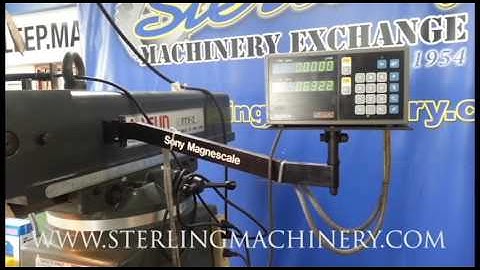 10" x  50" Used Lagun Vertical Milling Machine A4421