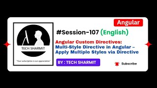 Multi-Style Directive in Angular – Apply Multiple Styles | Angular Directive in English Session-107