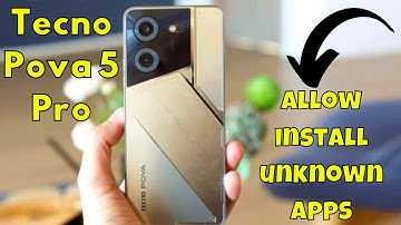 Tecno Pova 5 Pro Allow install unknown apps || How to Download apps from unknown