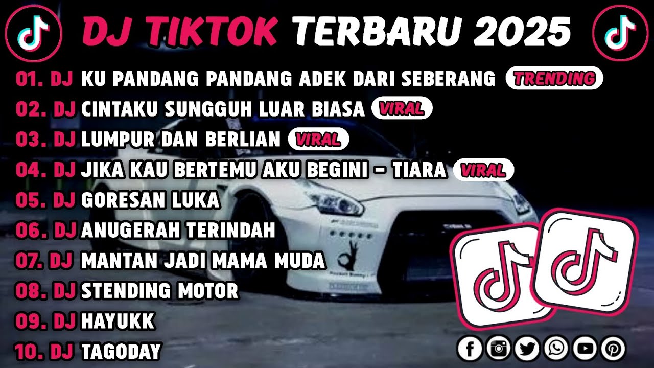 DJ TIKTOK TERBARU 2025 || DJ CINTA DARI SEBERANG 🎵 DJ CINTAKU SUNGGUH LUAR BIASA 🎵 FULL ALBUM❗❗