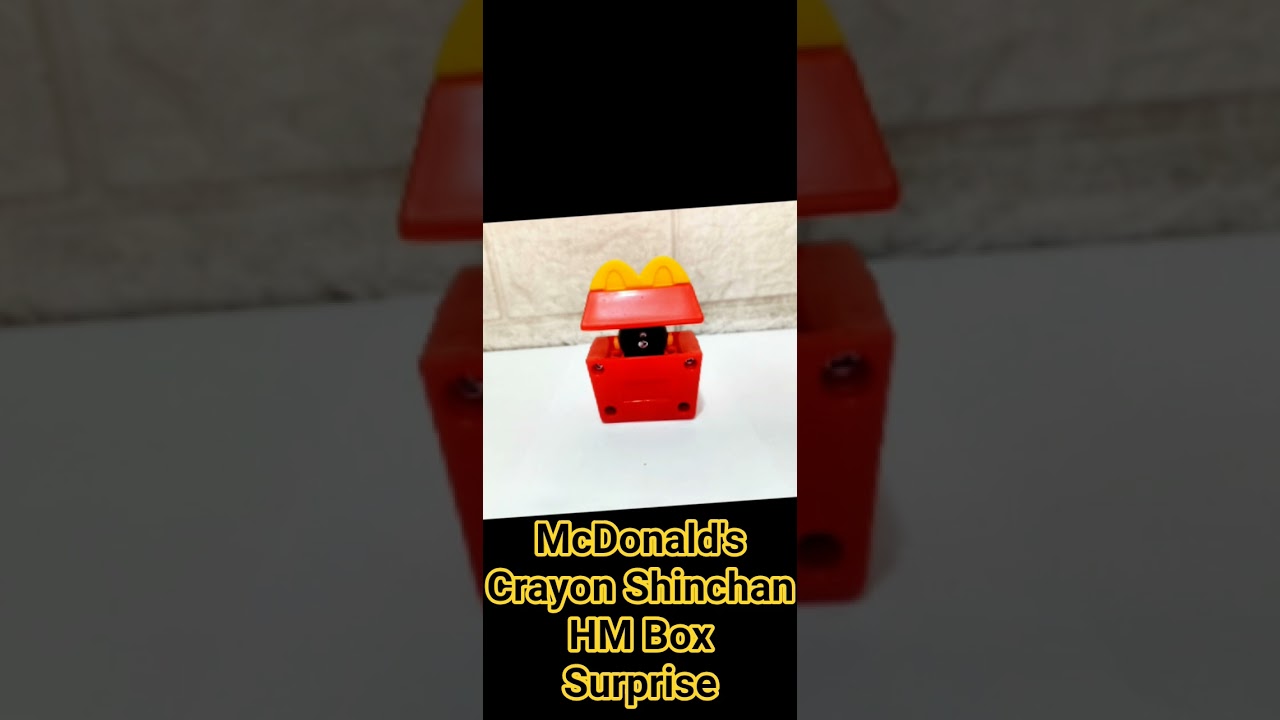 McDonald's Crayon Shinchan - HM Box Surprise #mcdonalds #happymeal #shinchan