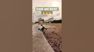 Drone CRASH in SLOWMOTION 🔥 #fpv #shorts #short