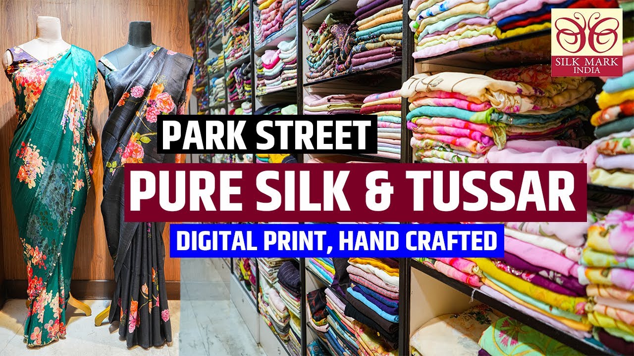 Pure Tussar Silk Sarees ( Digital Print, Hand Crafted ) & Pure Silk Saree Manufacturer In Kolkata