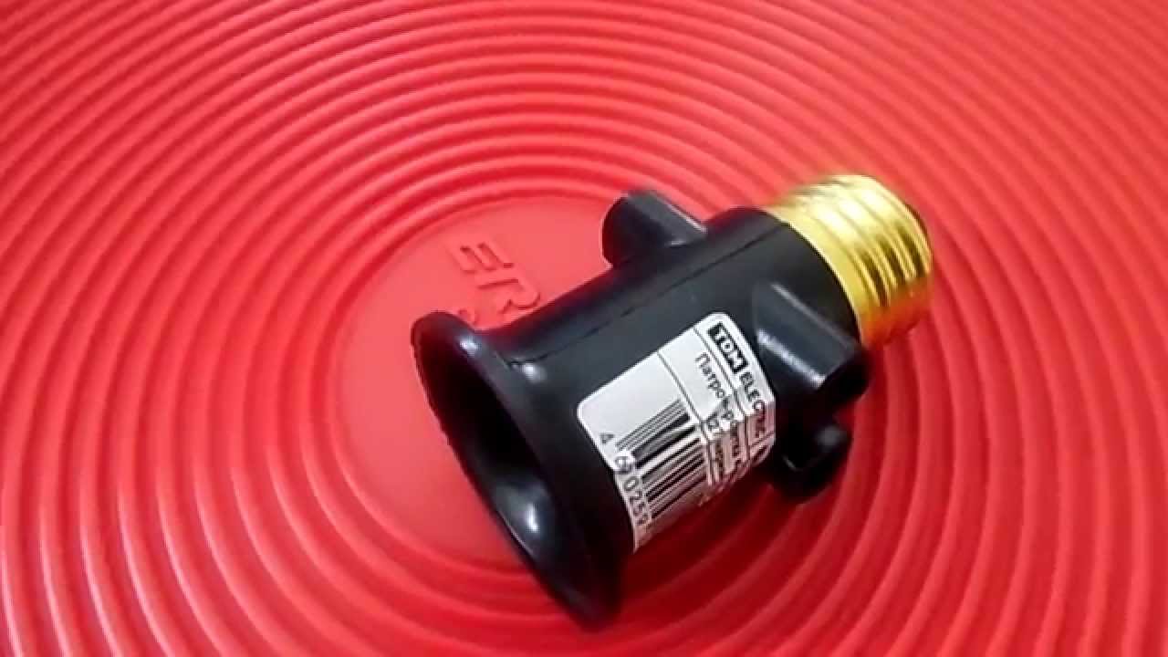 Патрон-розетка или цоколь для самодельной лампочки - YouTube