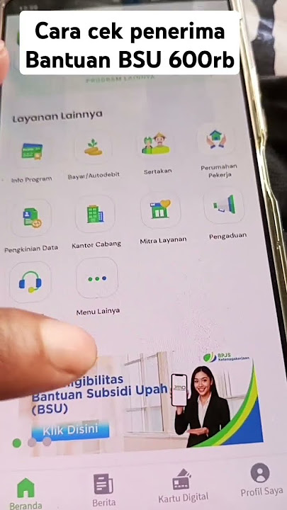 lewat aplikasi JMO buat cek saldo penerima bsu bantuan 600rb #bsu #jmo  #subsidipemerintah