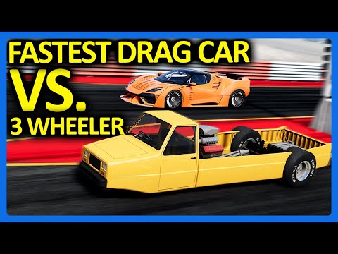 Can I Build a 3 Wheeler Faster than The Fastest Dragster in BeamNG!!