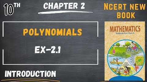 Polynomials | Class 10 maths Chapter 2| Ex-2.1 |NEW NCERT