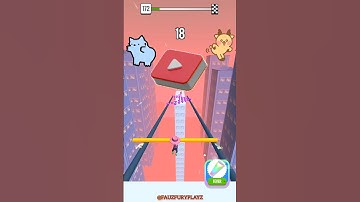 Roof Rails Lv-172 | Never Give Up ☺️ part-170 #shorts #games #roofrails