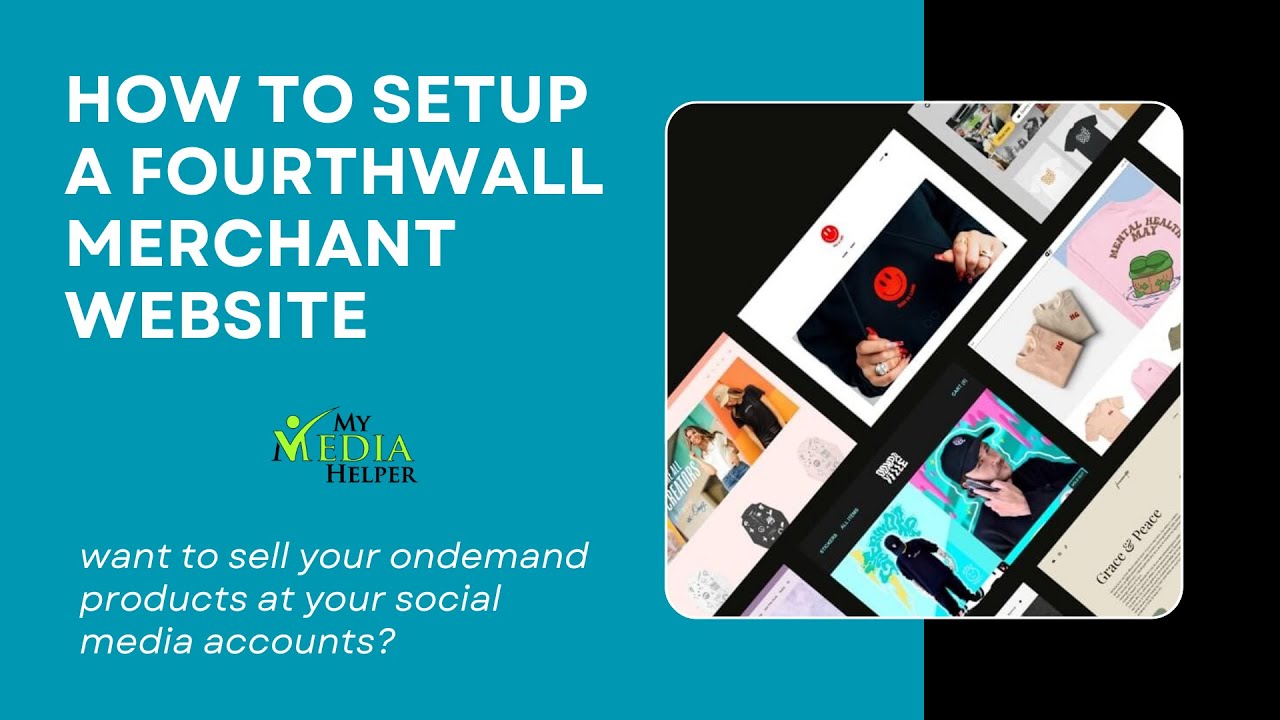 How To Open a Fourthwall Merchant Store and Create Products - YouTube